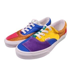 Vans Era Rainbow Pride Patchwork Sneakers Men 5 Women 6.5 VN0A54F144B1
